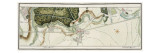 Plan de la route de Paris à Huningue par Troyes et Belfort