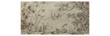 Paysage avec des cigognes