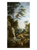Paysage avec desmarkhors (moutons) d’Asie centrale
