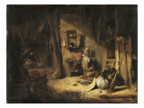 Intérieur d'une cuisine rustique