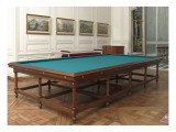 Vue intérieure : cabinets intérieurs du Roi : salon de billard de Louis XVI