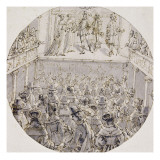 Intérieur d'un jeu de Paume