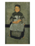 Petite bretonne assise (portrait de Marie Francisaille )