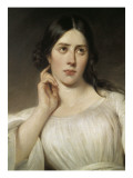 Maria Malibran-Garcia (1808-1836)  dans le rôle de Desdémone  à l'acte III 