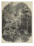 Magasin pittoresque  1853  page 293 La schlitte  dessin de H Valentin