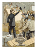 Carte : Voyage du président Félix Faure en Russie (août 1897)