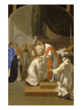 Vie de saint Bruno - Saint Bruno donne l'habit à plusieurs personnes