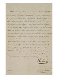Lettre de Napoléon au cardinal de Paris après Austerlitz