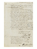 Lettre des officiers municipaux de la ville d'Ajaccio