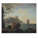 Amants à la pêche