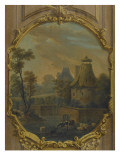 Landscape with Cattle Crossing a Stream and Shepherd
