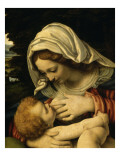 La Vierge au coussin vert
