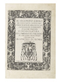 Il secondo libro di toccate Canzone versi d'hinni magnificat gagliarde : page de titre