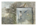 Paysage avec le "Pauvre Pêcheur" de Puvis de Chavannes