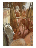 Les Demoiselles Schwartz dessinant