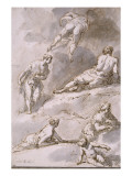 Feuille d'études de figures