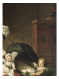 Marie-Antoinette de Lorraine-Hasbourg  reine de France et ses enfants