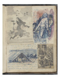 Album Noa-Noa : Estampes Japonaises ; gravure de Lucas de Leyde et copies d'après Delacroix
