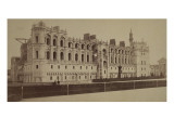Façade nord et angle nord-est du château de Saint-Germain-en-Laye depuis le parc