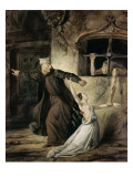 Notre Dame de Paris La Sachette défendant la Esmeralda (livre XI  chI)