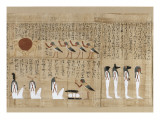 Papyrus mythologique d'Imenemsaouf  Supérieur des porteurs de bouclier-quera d'Amon