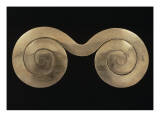 Pectoral en forme de serpent bicéphale stylisé