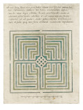 Modèle de labyrinthe de jardin