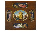 Modello pour le plafond de la salle de la cour d'assises du palais de Justice