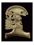 Pectoral en forme d'homme-chauve-souris accompagné de figures de serpents et de chauves-souris