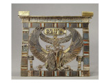 Pectoral au nom de Ramsès II  trouvé par Mariette dans la tombe de Khaemouaset à Saqqarah