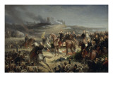 Napoléon III donne ses ordres à la bataille de Solférino  le 24 juin 1859