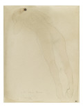 Femme nue  de dos  étendue sur le ventre