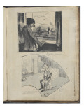 Album Noa Noa : Collage de deux coupures de presse   regrets Daumier