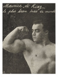 Maurice de Riaz Le plus beau bras du monde  (1912)   leveur de poids