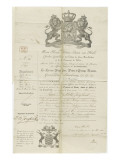 Passeport de Jongkind à Rotterdam le 9 Mars 1860