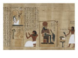 Papyrus mythologique d'Imenemsaouf  Supérieur des porteurs de bouclier-quera d'Amon