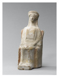 Péplophore assise