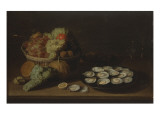 Huîtres et fruits