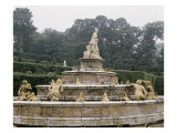 Vue du parc : parterre de Latone