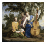 Melpomène  Erato et Polymnie