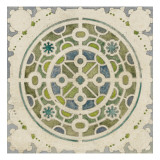 Modèle de parterre de jardin circulaire