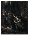 Notre Dame de Paris L'enlèvement de la Esmeralda (livre II  chIV)
