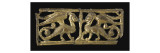 Plaque ajourée aux deux sirènes ailées