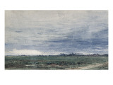 Près de Barbizon  temps gris