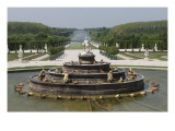 Vue du parc : parterre de Latone