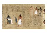 Papyrus mythologique d'Imenemsaouf  Supérieur des porteurs de bouclier-quera d'Amon