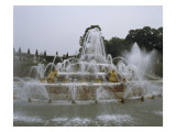 Vue du parc : parterre de Latone