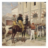 Picador à l'entrée des Arènes