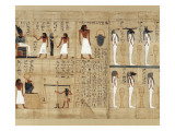 Papyrus mythologique d'Imenemsaouf  Supérieur des porteurs de bouclier-quera d'Amon