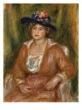 Portrait de femme assise